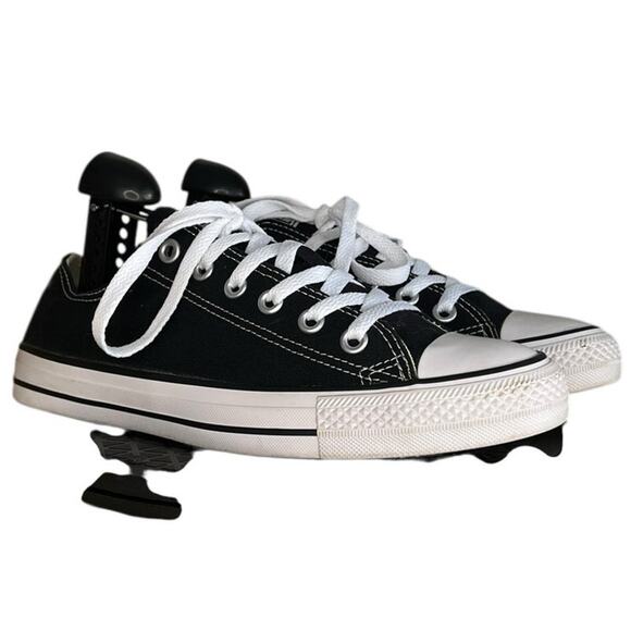 Unisex Converse Chuck Taylor All Star Ox M9166 Canvas Sneaker Size M7/W9 Black - Picture 3 of 6